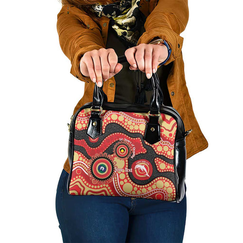Dolphins NAIDOC Week 2026 Personalised Shoulder Handbag 50 Years of Deadly Aboriginal Art