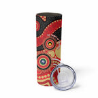 Dolphins NAIDOC Week 2026 Personalised Skinny Tumbler 50 Years of Deadly Aboriginal Art