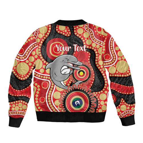 Dolphins NAIDOC Week 2026 Personalised Sleeve Zip Bomber Jacket 50 Years of Deadly Aboriginal Art