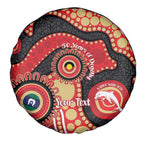 Dolphins NAIDOC Week 2026 Personalised Spare Tire Cover 50 Years of Deadly Aboriginal Art