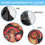 Dolphins NAIDOC Week 2026 Personalised Spare Tire Cover 50 Years of Deadly Aboriginal Art