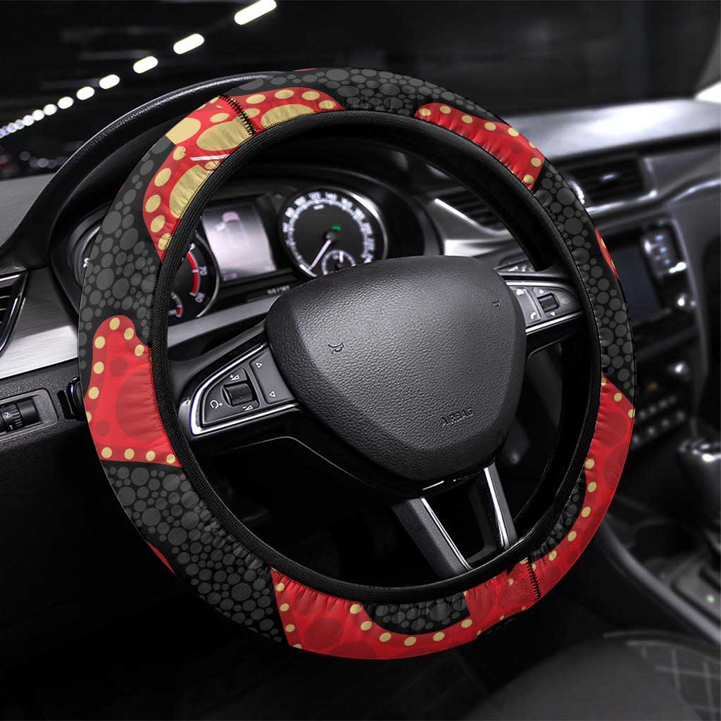 Dolphins NAIDOC Week 2026 Steering Wheel Cover 50 Years of Deadly Aboriginal Art