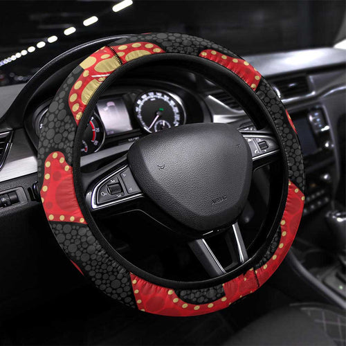 Dolphins NAIDOC Week 2026 Steering Wheel Cover 50 Years of Deadly Aboriginal Art