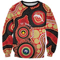Dolphins NAIDOC Week 2026 Personalised Sweatshirt 50 Years of Deadly Aboriginal Art