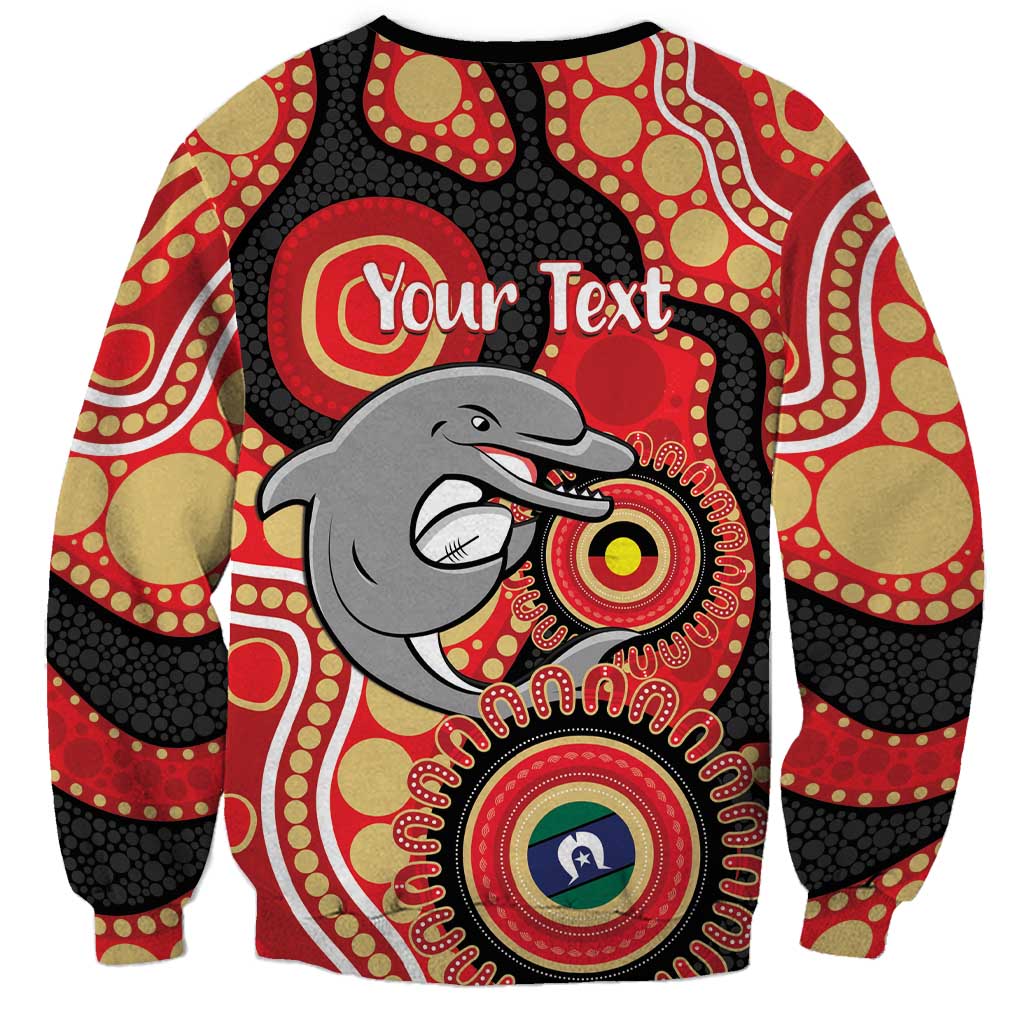 Dolphins NAIDOC Week 2026 Personalised Sweatshirt 50 Years of Deadly Aboriginal Art