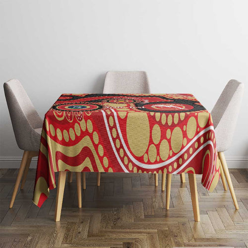Dolphins NAIDOC Week 2026 Personalised Tablecloth 50 Years of Deadly Aboriginal Art
