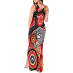 Dolphins NAIDOC Week 2026 Personalised Tank Maxi Dress 50 Years of Deadly Aboriginal Art
