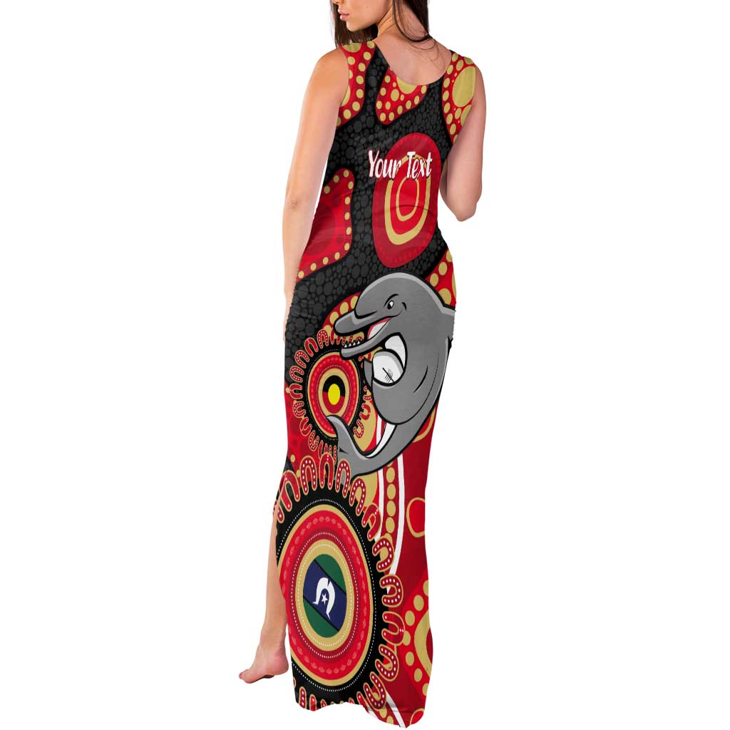 Dolphins NAIDOC Week 2026 Personalised Tank Maxi Dress 50 Years of Deadly Aboriginal Art