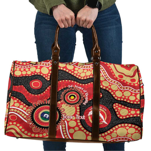 Dolphins NAIDOC Week 2026 Personalised Travel Bag 50 Years of Deadly Aboriginal Art