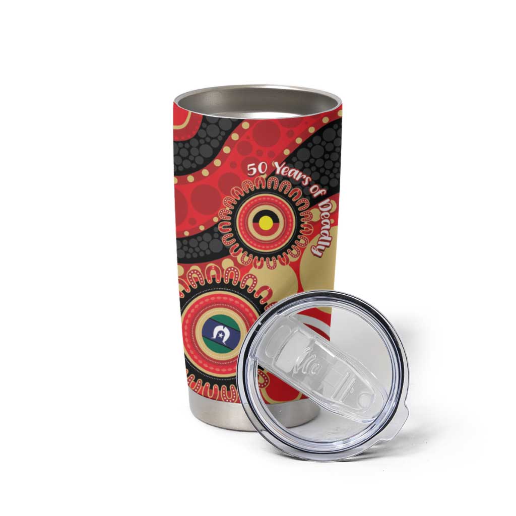 Dolphins NAIDOC Week 2026 Personalised Tumbler Cup 50 Years of Deadly Aboriginal Art