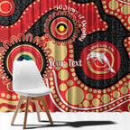 Dolphins NAIDOC Week 2026 Personalised Window Curtain 50 Years of Deadly Aboriginal Art