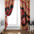 Dolphins NAIDOC Week 2026 Personalised Window Curtain 50 Years of Deadly Aboriginal Art