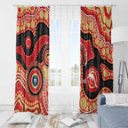 Dolphins NAIDOC Week 2026 Personalised Window Curtain 50 Years of Deadly Aboriginal Art