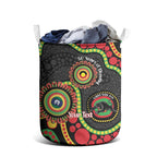 Panthers NAIDOC Week 2026 Personalised Laundry Basket 50 Years of Deadly Aboriginal Art Black