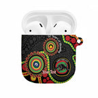 Panthers NAIDOC Week 2026 Personalised AirPods Case 50 Years of Deadly Aboriginal Art Black