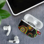 Panthers NAIDOC Week 2026 Personalised AirPods Case 50 Years of Deadly Aboriginal Art Black
