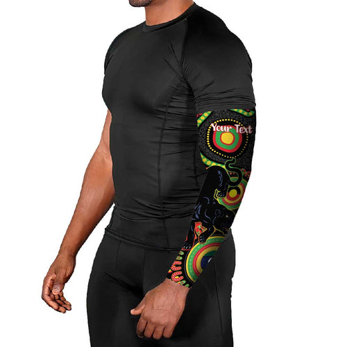 Panthers NAIDOC Week 2026 Personalised Arm Sleeves 50 Years of Deadly Aboriginal Art Black