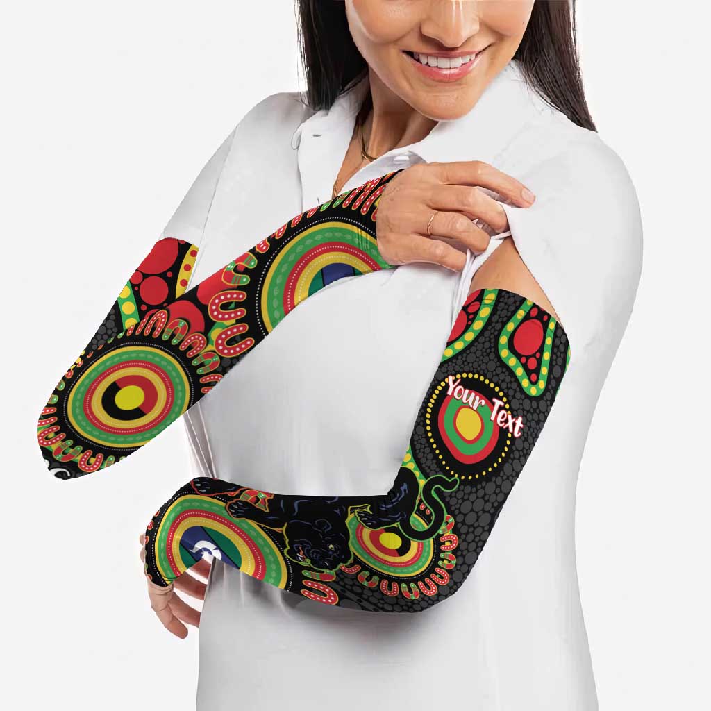 Panthers NAIDOC Week 2026 Personalised Arm Sleeves 50 Years of Deadly Aboriginal Art Black