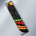Panthers NAIDOC Week 2026 Personalised Auto Sun Shade 50 Years of Deadly Aboriginal Art Black