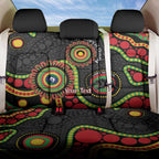 Panthers NAIDOC Week 2026 Personalised Back Car Seat Cover 50 Years of Deadly Aboriginal Art Black
