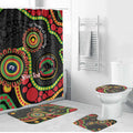 Panthers NAIDOC Week 2026 Personalised Bathroom Set 50 Years of Deadly Aboriginal Art Black