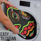 Panthers NAIDOC Week 2026 Personalised Bathroom Set 50 Years of Deadly Aboriginal Art Black