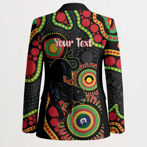 Panthers NAIDOC Week 2026 Personalised Blazer 50 Years of Deadly Aboriginal Art Black