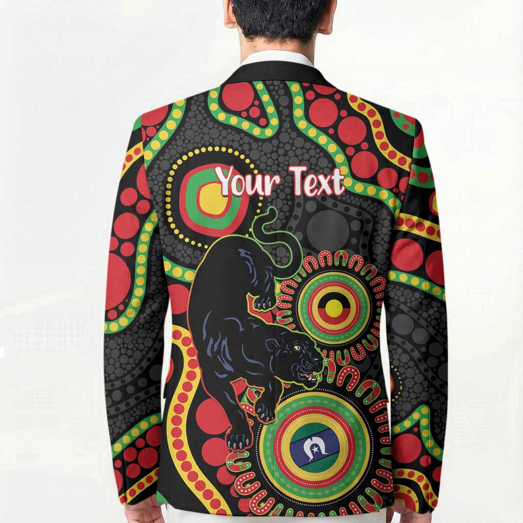 Panthers NAIDOC Week 2026 Personalised Blazer 50 Years of Deadly Aboriginal Art Black