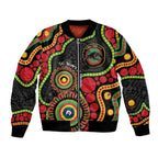 Panthers NAIDOC Week 2026 Personalised Bomber Jacket 50 Years of Deadly Aboriginal Art Black