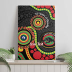 Panthers NAIDOC Week 2026 Personalised Canvas Wall Art 50 Years of Deadly Aboriginal Art Black