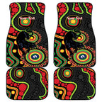 Panthers NAIDOC Week 2026 Personalised Car Mats 50 Years of Deadly Aboriginal Art Black