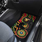 Panthers NAIDOC Week 2026 Personalised Car Mats 50 Years of Deadly Aboriginal Art Black