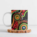 Panthers NAIDOC Week 2026 Personalised Ceramic Mug 50 Years of Deadly Aboriginal Art Black
