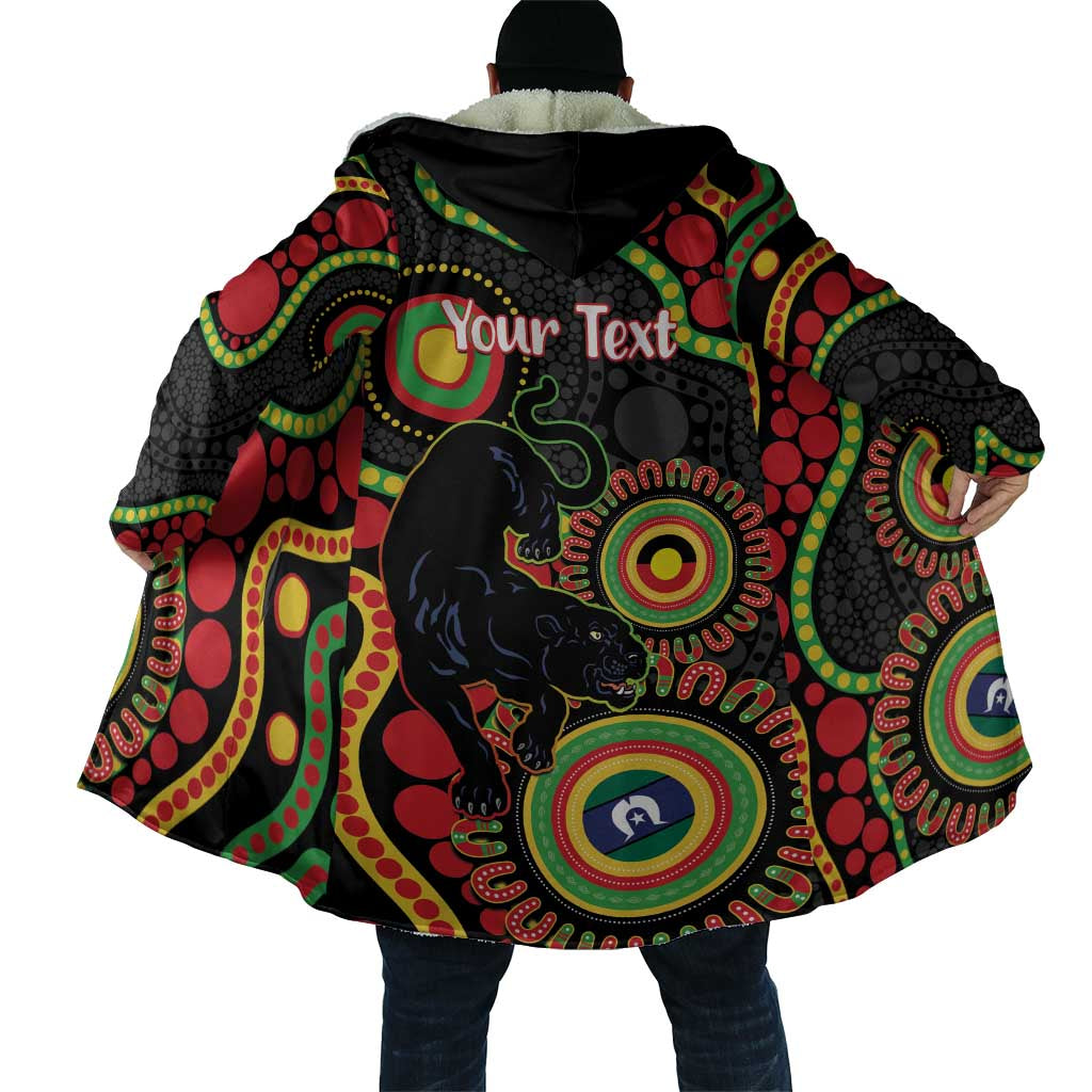 Panthers NAIDOC Week 2026 Personalised Cloak 50 Years of Deadly Aboriginal Art Black