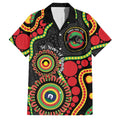 Panthers NAIDOC Week 2026 Personalised Family Matching Tank Maxi Dress and Hawaiian Shirt 50 Years of Deadly Aboriginal Art Black