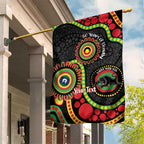 Panthers NAIDOC Week 2026 Personalised Garden Flag 50 Years of Deadly Aboriginal Art Black