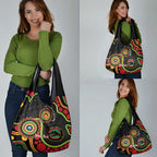 Panthers NAIDOC Week 2026 Personalised Grocery Bag 50 Years of Deadly Aboriginal Art Black