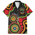 Panthers NAIDOC Week 2026 Personalised Hawaiian Shirt 50 Years of Deadly Aboriginal Art Black