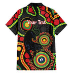 Panthers NAIDOC Week 2026 Personalised Hawaiian Shirt 50 Years of Deadly Aboriginal Art Black
