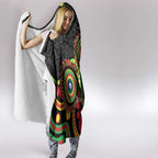 Panthers NAIDOC Week 2026 Personalised Hooded Blanket 50 Years of Deadly Aboriginal Art Black