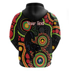 Panthers NAIDOC Week 2026 Personalised Hoodie 50 Years of Deadly Aboriginal Art Black