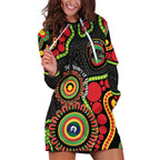Panthers NAIDOC Week 2026 Personalised Hoodie Dress 50 Years of Deadly Aboriginal Art Black