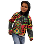 Panthers NAIDOC Week 2026 Personalised Kid Hoodie 50 Years of Deadly Aboriginal Art Black
