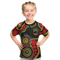 Panthers NAIDOC Week 2026 Personalised Kid T Shirt 50 Years of Deadly Aboriginal Art Black