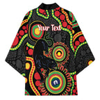 Panthers NAIDOC Week 2026 Personalised Kimono 50 Years of Deadly Aboriginal Art Black