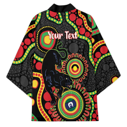 Panthers NAIDOC Week 2026 Personalised Kimono 50 Years of Deadly Aboriginal Art Black