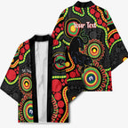 Panthers NAIDOC Week 2026 Personalised Kimono 50 Years of Deadly Aboriginal Art Black