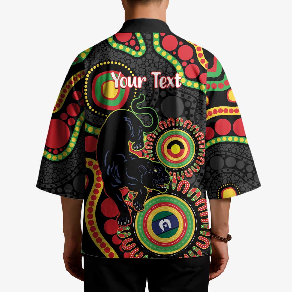 Panthers NAIDOC Week 2026 Personalised Kimono 50 Years of Deadly Aboriginal Art Black