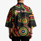 Panthers NAIDOC Week 2026 Personalised Kimono 50 Years of Deadly Aboriginal Art Black