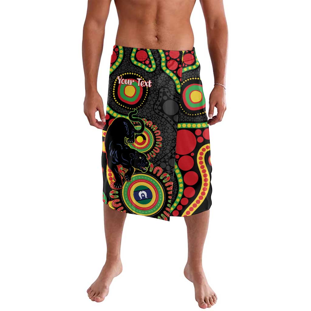 Panthers NAIDOC Week 2026 Personalised Lavalava 50 Years of Deadly Aboriginal Art Black